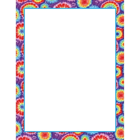 Barker Creek Tie-Dye Computer Paper, 50 sheets/Package 715